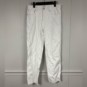 Kenzie Jeans Vintage Luxe The Slim White Denim Jeans 4/27 Casual Basic Everyday